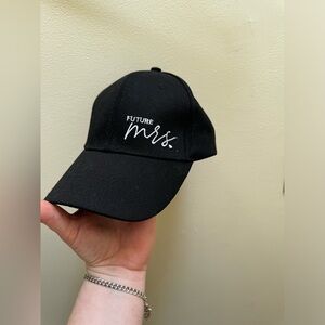 Black “Future Mrs.” Embroidered Adjustable Cap